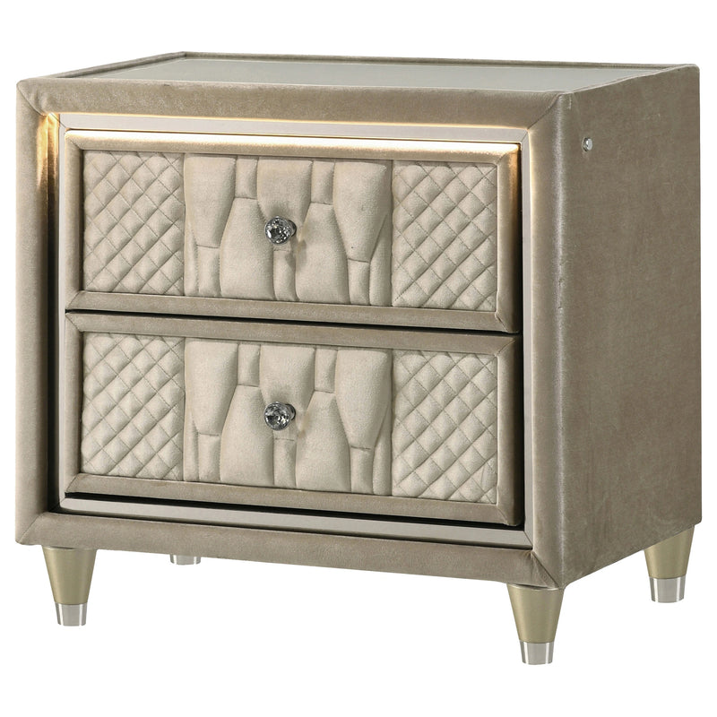Lorient Nightstand with LED Lighting