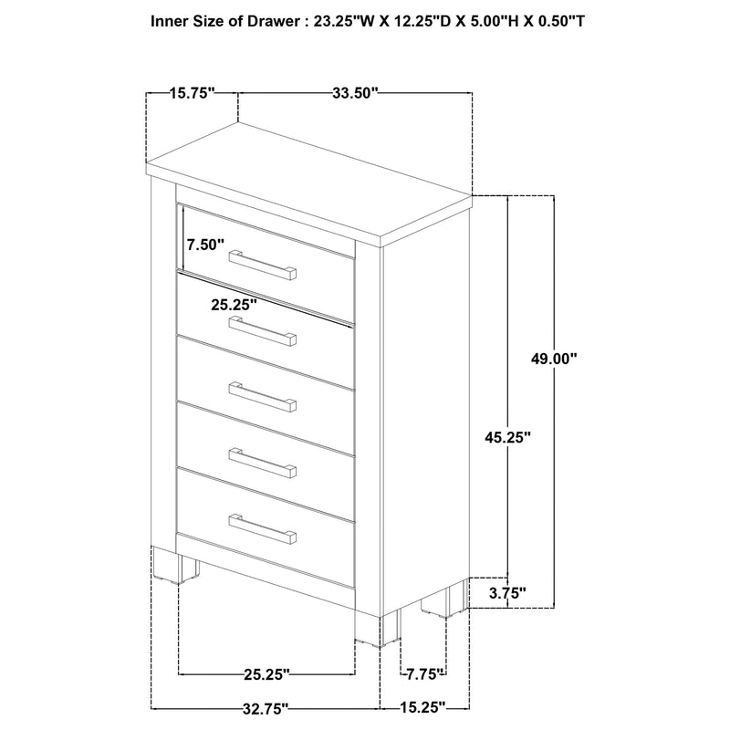 Oakglen Chest of Drawers