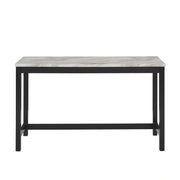 Celeste Theater Bar Table W/ 3 Stools-Blue