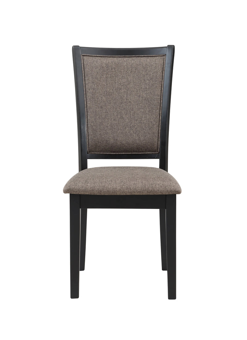 Potomac 60" Rectangle Dining Table & 4 Chairs-Brown/Black
