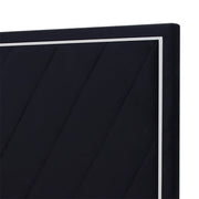 Ava 6/0 Wk Headboard, Footboard & Slat Kit-Ebony