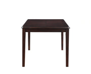 Gia 5 Pc 60" Dining Table & 4 Chairs-Ebony