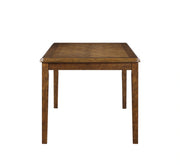 Gia 5 Pc 60" Dining Table & 4 Chairs-Brown