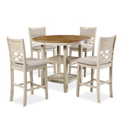 Mitchell 5 Pc Counter Set-Two Tone Bisque/Brown
