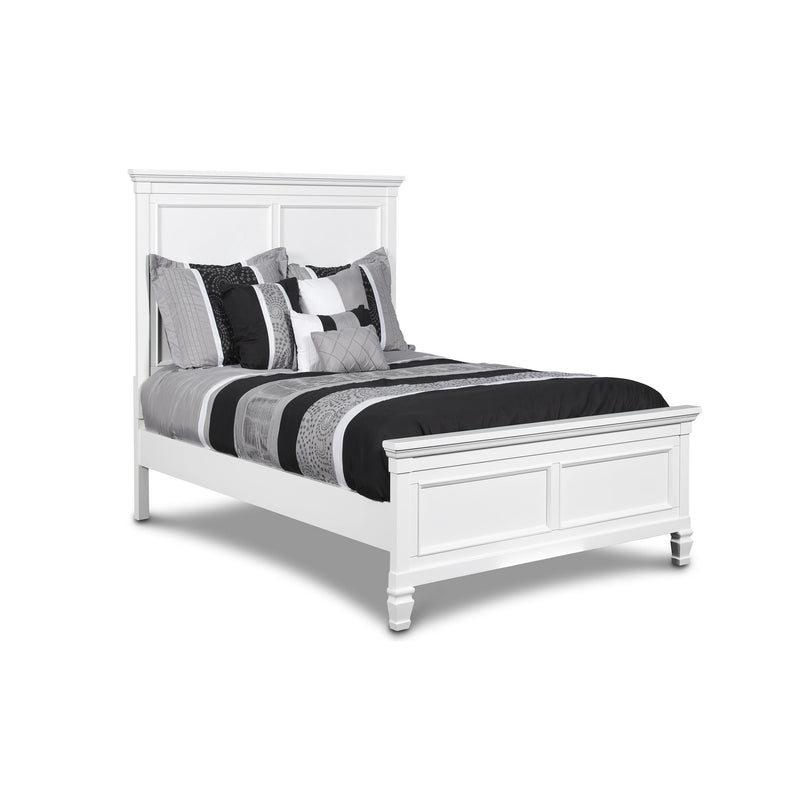 TAMARACK Eastern King/California King EK/WK HEADBOARD, FOOTBOARD & SLATS- WHITE