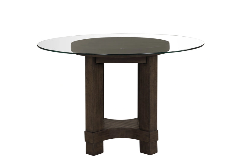 Cityscape 52" Round Dining Table Base-Walnut