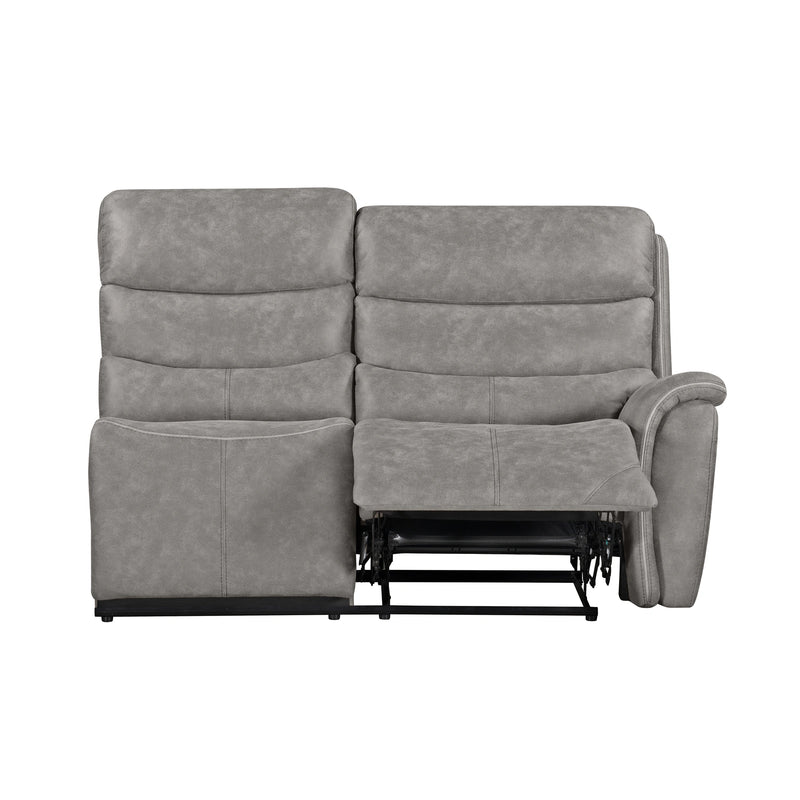 Kamari Raf Loveseat W/One Recliner-Gray