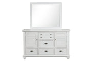 Jamestown Landscape Mirror- White