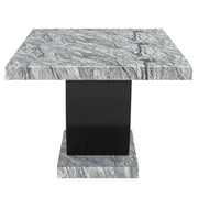 Lyra Dining Table Top And Base Bottom Marble