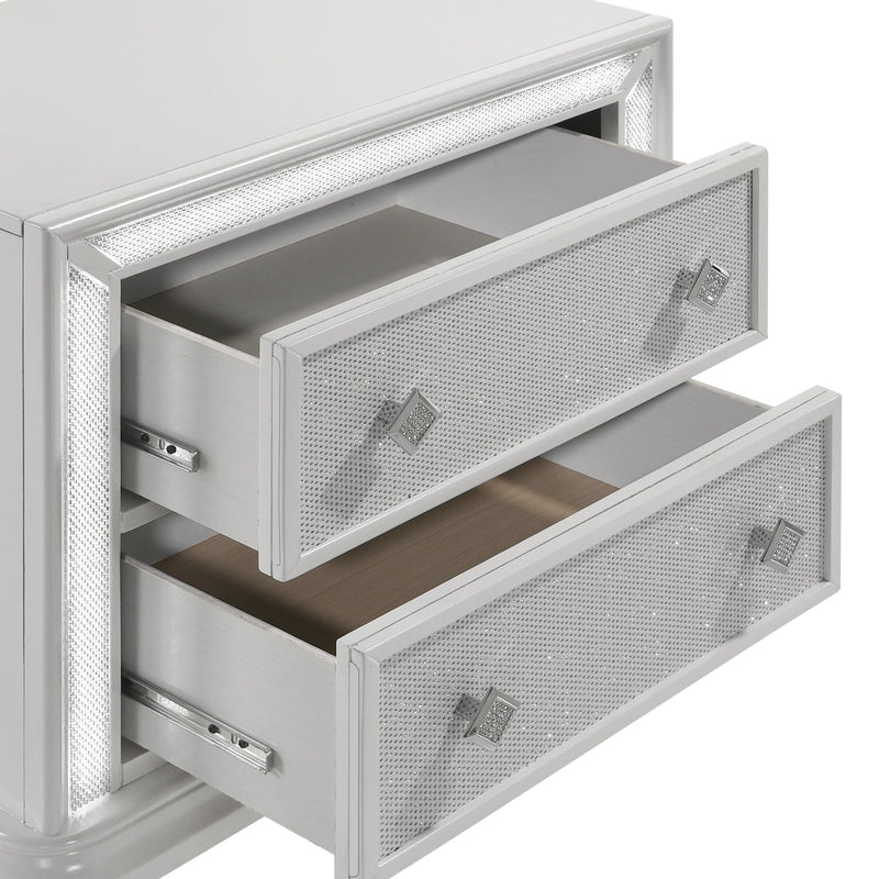 Stardust Nightstand-White