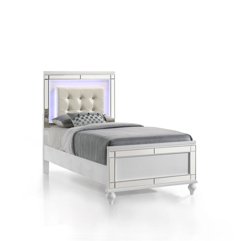 VALENTINO Eastern King-California King K FOOTBOARD & SLATS-WHITE