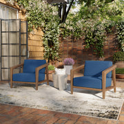 Bali Club Chair (Two Per Carton) -Dark Blue