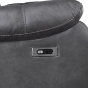 Morello Console Loveseat W/Pwr Fr-Gray