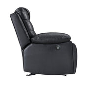 Nikko Sofa W/Pwr Fr-Black/Gray