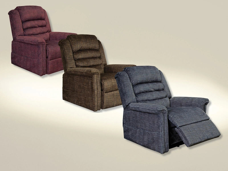 Catnapper Furniture Soother Power Lift Recliner in Wine - Sims Furniture