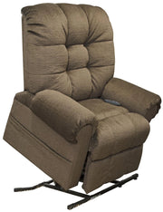 Catnapper Furniture Omni Power Lift Chaise Recliner in Truffle - Sims Furniture