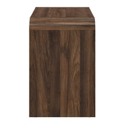 Mara Two Drawer End Table / Bedside Table-Walnut