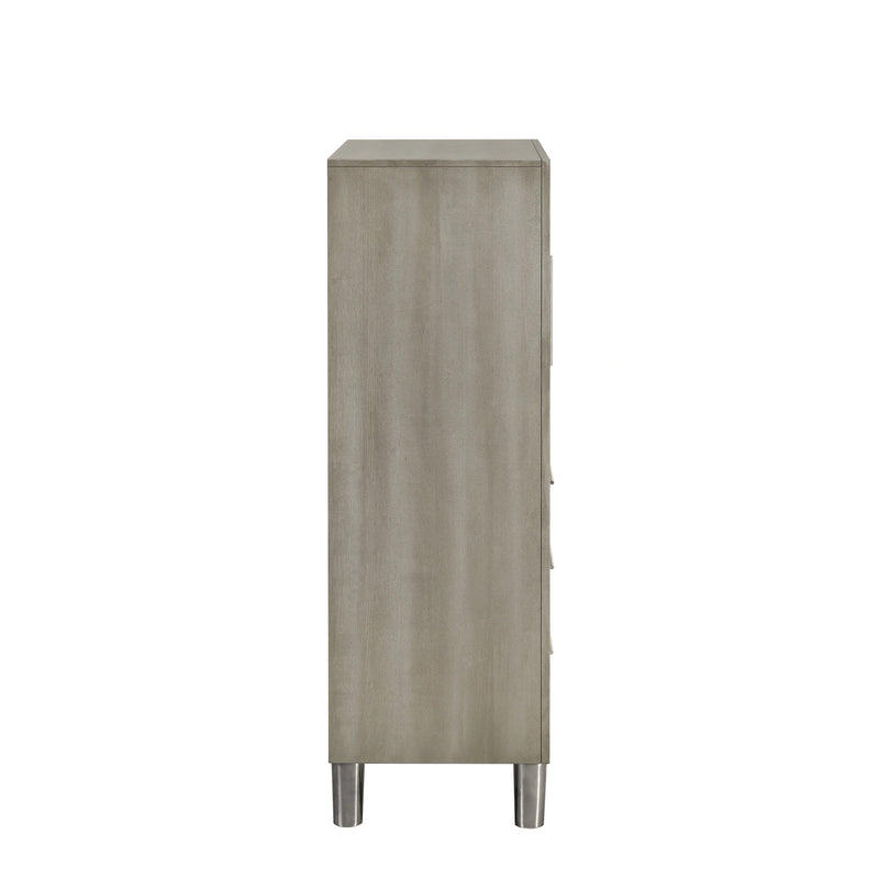 Lennox Door Chest With Led Light-Gray