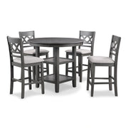 Cori Counter 5 Pc Set-Gray