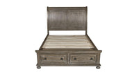 New Classic Furniture Allegra Youth Full Storage Bed in Pewter - Sims Furniture