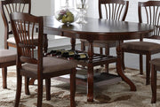 New Classic Bixby Dining Table in Espresso - Sims Furniture