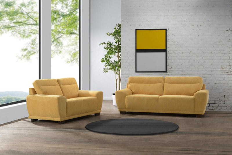 New Classic Bolero Loveseat in Sun - Sims Furniture