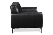 New Classic Carrara Loveseat in Black - Sims Furniture