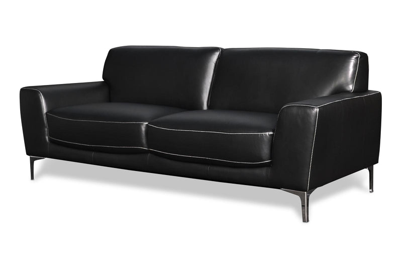 New Classic Carrara Sofa in Black - Sims Furniture