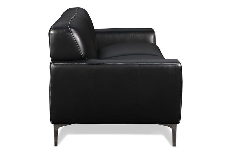 New Classic Carrara Sofa in Black - Sims Furniture