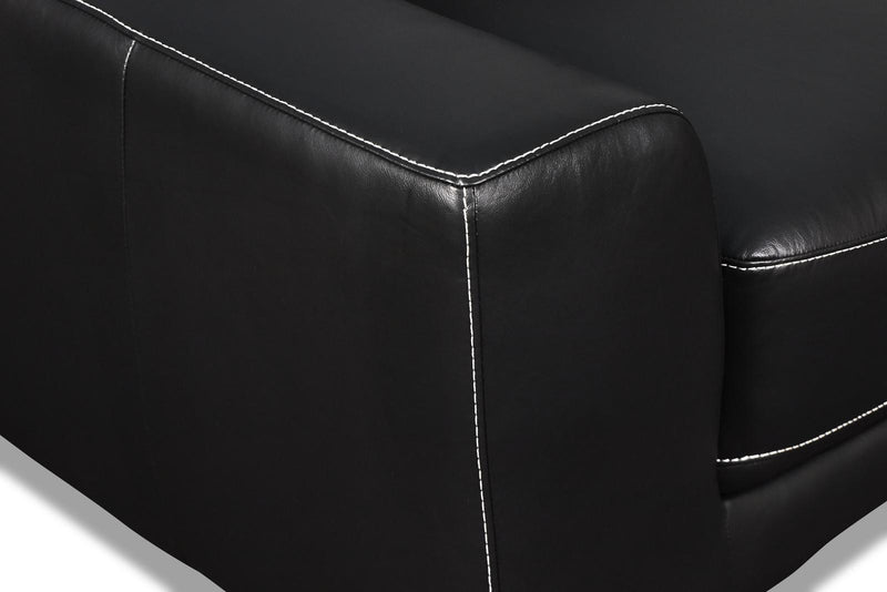 New Classic Carrara Sofa in Black - Sims Furniture