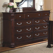New Classic Emilie 9 Drawer Dresser in English Tudor - Sims Furniture