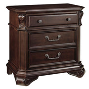 New Classic Emilie 3 Drawer Night Stand in English Tudor - Sims Furniture