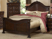 New Classic Emilie Eastern King Bed in English Tudor - Sims Furniture