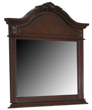 New Classic Emilie Landscape Mirror in English Tudor - Sims Furniture