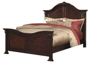 New Classic Emilie Eastern King Bed in English Tudor - Sims Furniture
