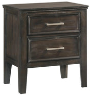 New Classic Furniture Andover 2 Drawer Nightstand in Nutmeg - Sims Furniture