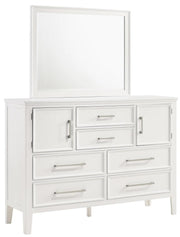 New Classic Furniture Andover 6 Drawer Dresser in White - Sims Furniture
