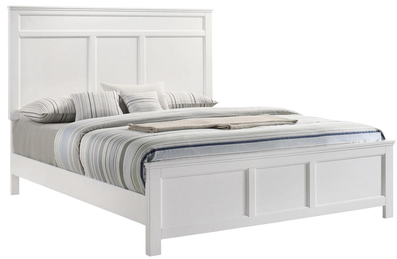 New Classic Furniture Andover Full Bed in White - Sims Furniture