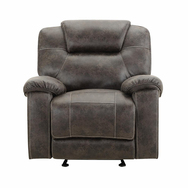 New Classic Furniture Anton Glider Recliner in Chocolate - Sims Furniture