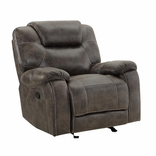 New Classic Furniture Anton Glider Recliner in Chocolate - Sims Furniture