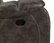 New Classic Furniture Anton Dual Recliner Sofa in Chocolate - Sims Furniture