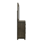 New Classic Furniture Ashland 6 Drawer Dresser in Rustic Brown - Sims Furniture