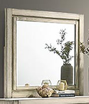 New Classic Furniture Ashland Mirror in Rustic White - Sims Furniture