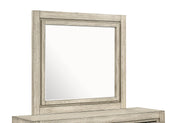 New Classic Furniture Ashland Mirror in Rustic White - Sims Furniture