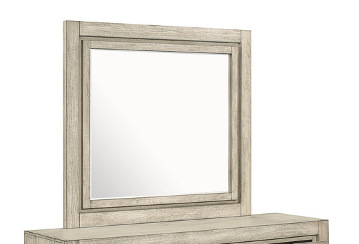 New Classic Furniture Ashland Mirror in Rustic White - Sims Furniture