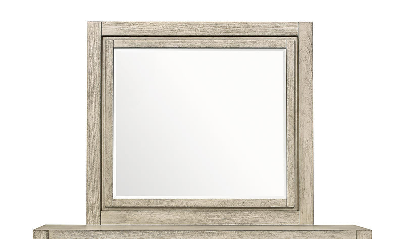 New Classic Furniture Ashland Mirror in Rustic White - Sims Furniture