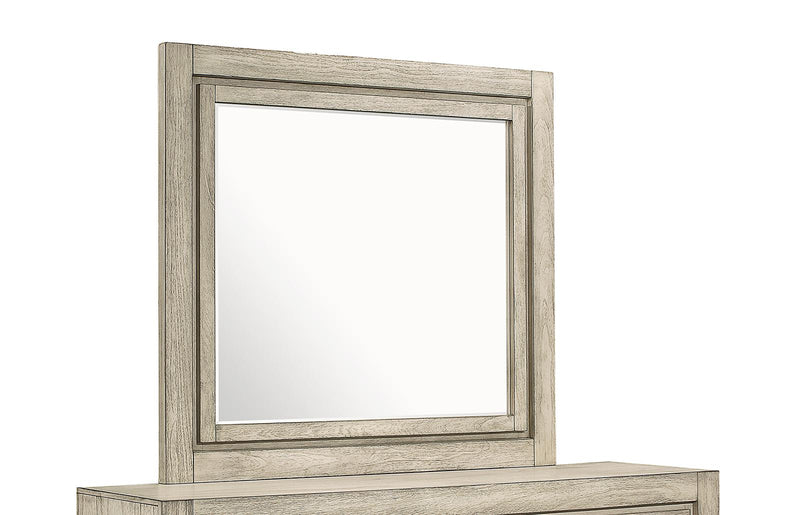 New Classic Furniture Ashland Mirror in Rustic White - Sims Furniture