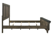 New Classic Furniture Ashland King Panel Bed in Rustic Brown - Sims Furniture