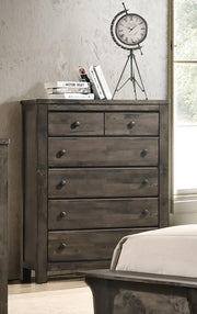 New Classic Furniture Blue Ridge Chest in Rustic Gray - Sims Furniture