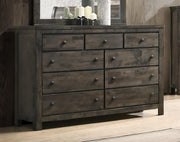 New Classic Furniture Blue Ridge Dresser in Rustic Gray - Sims Furniture